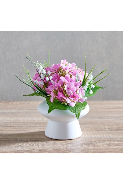 Home Box Helena Orchids Leaf Potted Plant with Pot 10x10x23 cm