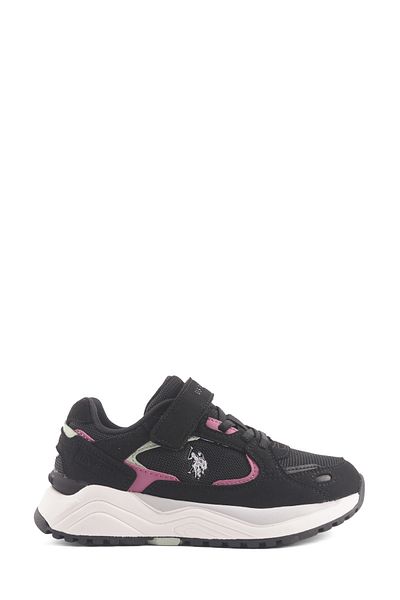 U.S. Polo Assn. Habita 4Pr Black Girls' Sports Shoes