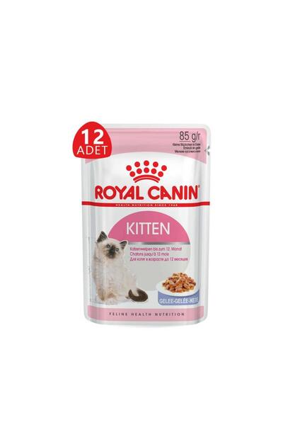 Royal Canin Kitten Jelly Yavru Kedi Konservesi 12 Adet 85 gr
