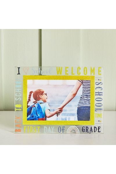 Home Box Fio School Time Photo Frame - 20x15x0.5 cm