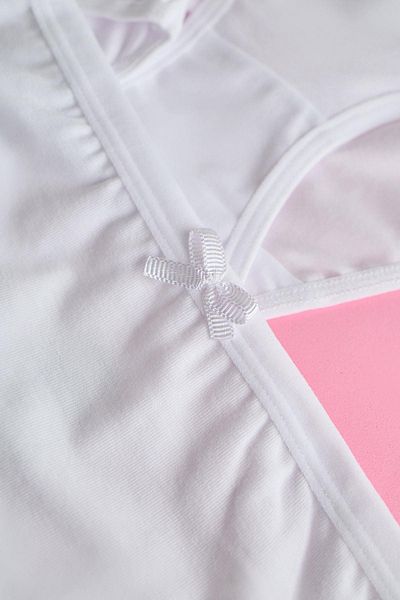 Katia&Bony White 5-pack Girl's Bow Slip Panties