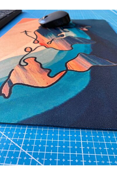 rakkun shop World Map Printed Mouse Pad (28X40 cm)