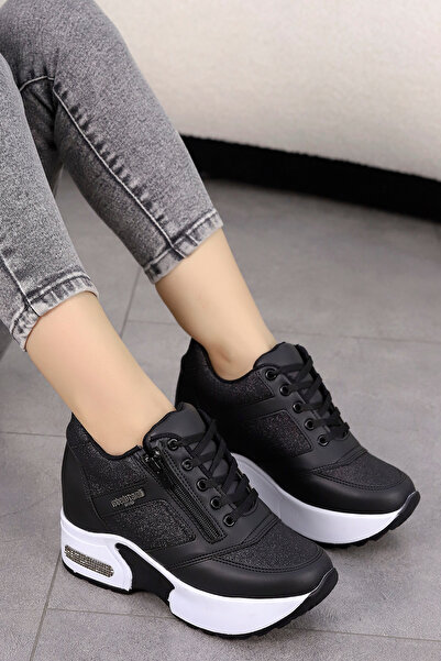 Mamito Ayakkabı حذاء رياضي برباط ونعل عالي MDL 1508