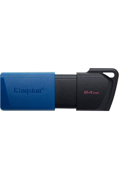 STOREMAX اتش تي سي اجهزة الكمبيوتر المحمول DataTrler Exodia M 64 جيجابايت ذاكرة فلاش USB DTXM/64 جيجابايت USB 3.2 Gen 1 (64 جيجابايت، أسود / أزرق) LifeModa