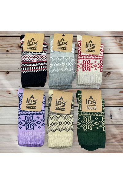 idsshop Дамски чорапи за хавлии - 6 чифта, 2025 г.