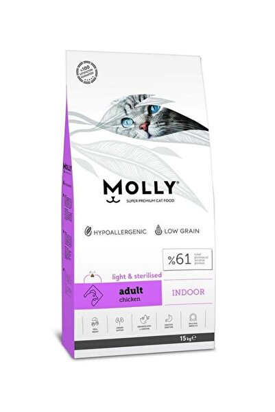 Molly Sterilized Tavuklu Yetişkin Kedi Maması 15 Kg