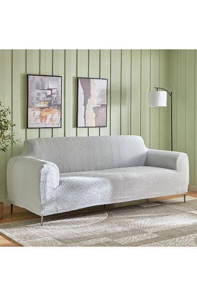 Home Box Comfino 3-Seater Knitted Jacquard Sofa Cover - 180-225 cm
