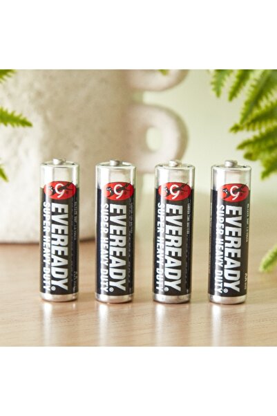 Eveready بطاريات AA شديدة التحمل - مجموعة من 4 قطع