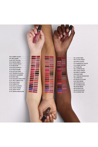 SEPHORA COLLECTION Cream Lip Stain – Non-Smudging Velvet Finished Lipstick - Matte Liquid Lipstick 23 Copper Blush (5 ml)