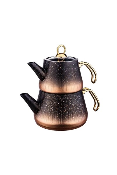 Home Space Granit Çaydanlık Takımı Siyah