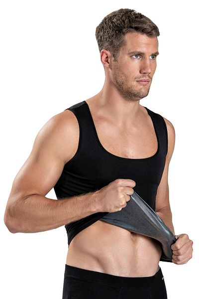 Jiber Men's Black Thermal Sauna Athlete 4002