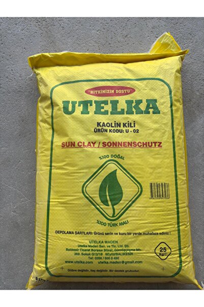 Utelka Kaolin Kili - Dondan ve Soğuklardan Korur 25 KG.