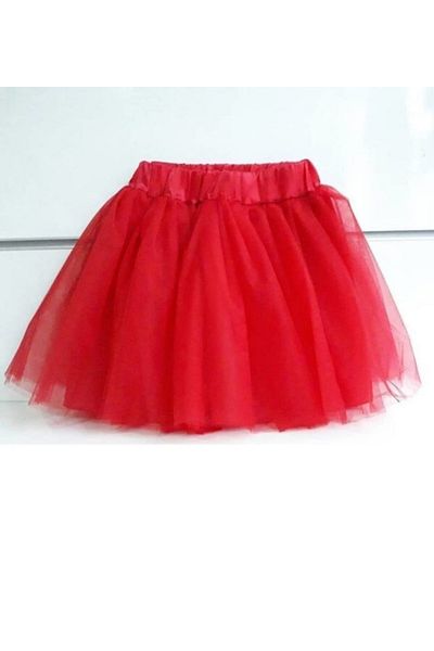 Parti Selesi 23 April Red Tutu Skirt 29 October Tutu Skirt Tutu Skirt for Special Shows - Red Tutu Skirt