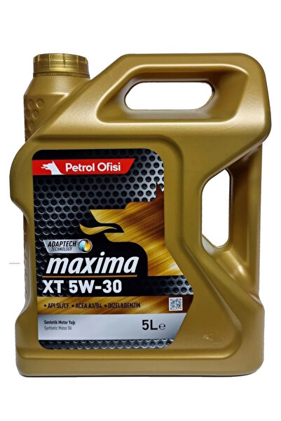 Petrol Ofisi Maxıma Xt 5w-30 Sentetik Motor Yağı 5 Litre - Acea: A3-b4