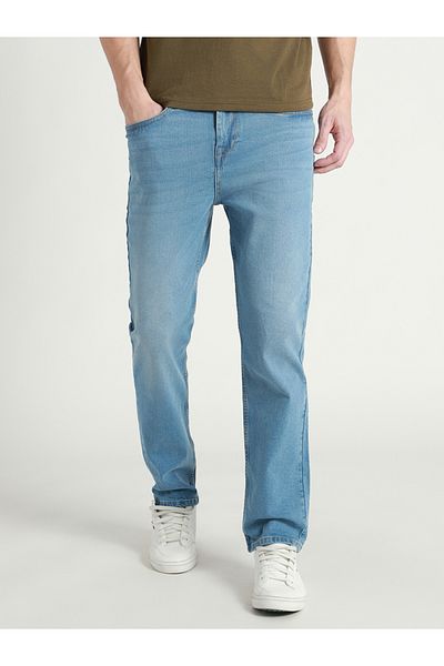 Dennis Lingo By Styli Mid Rise Straight Fit Stretchable Jeans