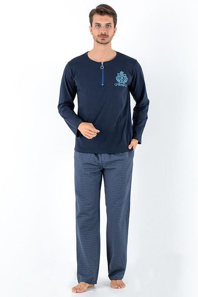 Doremi Σετ ανδρικών πιτζάμες Prussian Blue