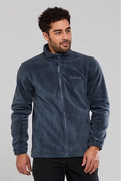 2AS Ανδρικό φούτερ Fleece - Salmon Full Zipper, 100013 sw