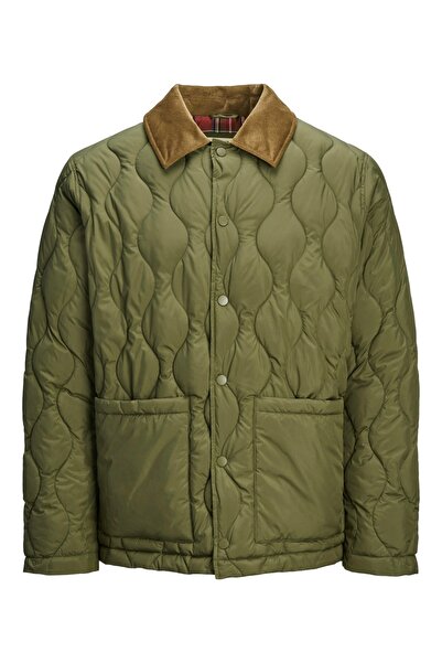 Jack & Jones Чоловіча зелена стьобана куртка - Jack Jones Jprblucaleb Sn 12262454-21