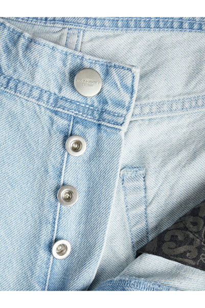 Jack & Jones Yüksek Bel Rahat Kesim Distress Kot Pantolon