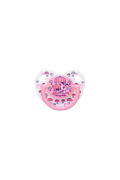Hanymish 6-18 Months Pink Patterned Mini Palate Pacifier