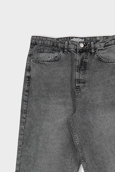 DeFacto Baggy Fit Wide Fit Jeanshose mit normaler Taille und weitem Bein B3925AX24AU