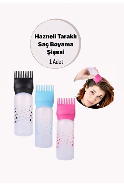 Riddex Taraklı Dip Boyası Sürme Aparatı Şişesi Saç Boyama ve Bakım Yağı Uygul...