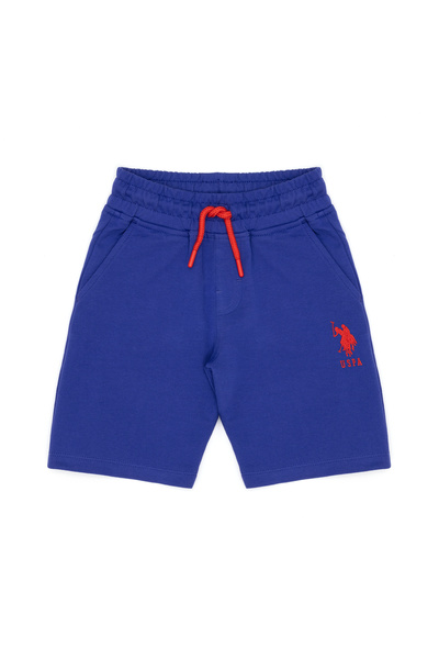 U.S. Polo Assn. Çocuk Mavi Örme Şort 50263428-VR212