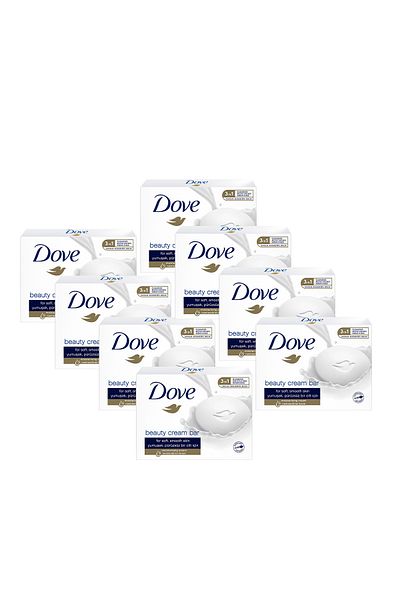 Dove Beauty Cream Bar Solid Beauty Soap Original Moisturizing Effect 90 g X8 Pieces