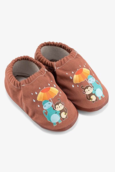 HOPFRÖG Umbrella Flower Hyper Tarçın Kahve Barefoot Akıllı Patik