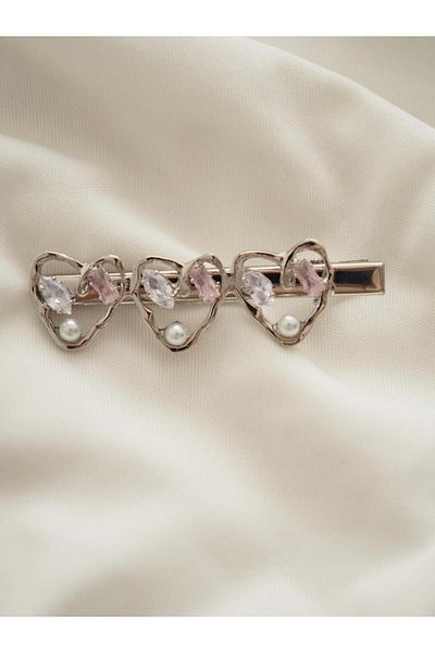 Planet Butik Heart Stone Detailed Collet Buckle
