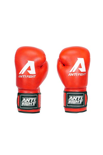 anti fight Classic Genuine Leather Boxing Gloves