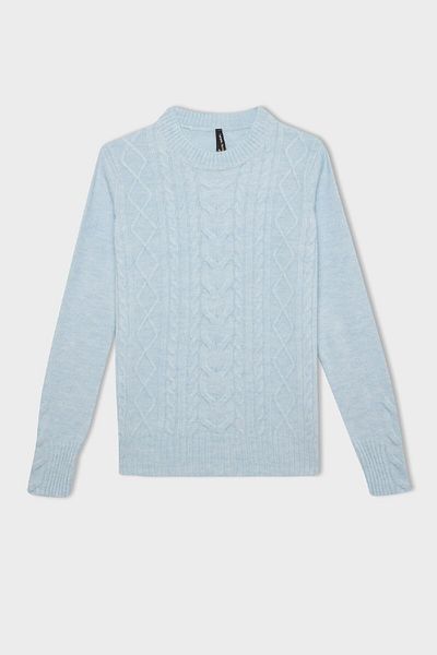 DeFacto Pulover din tricot împletit cu păr cu croială obișnuită D4981ax24au