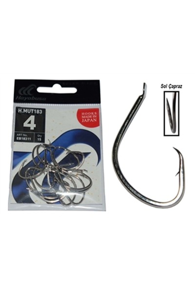 HAYABUSA Hmut 183 Cırcle Nıckel Iğne 15 Li N0: 3/0