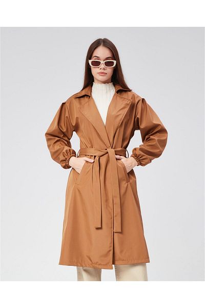 MAXI DRY Double Breasted Collar Women's Trench Coat