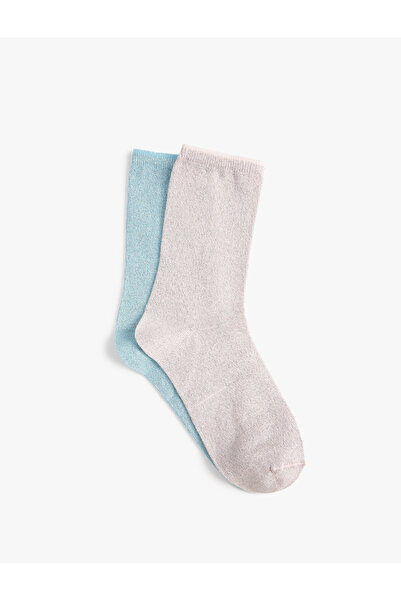 Koton Σετ 2 κάλτσες πολύχρωμες