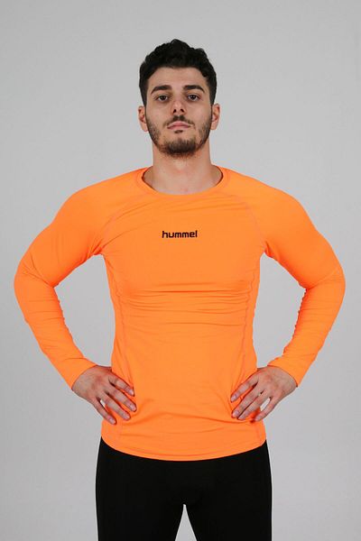 hummel Неоново оранжева тениска
