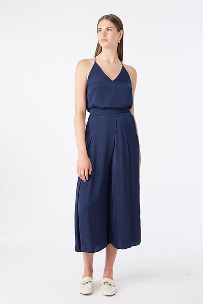 Rue Studio Μπλουζάκι με λεπτό λουράκι Navy Blue