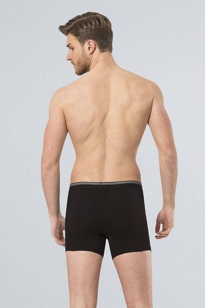 TÜREN Ανδρικό μπόξερ Türen Lycra (Συσκευασία 2) 126/Μαύρο