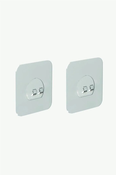 Egem Home Güçlü Kendinden Yapışkanlı Kancalar Köşe Rafı Banyo Rafı Duş Rafı K...