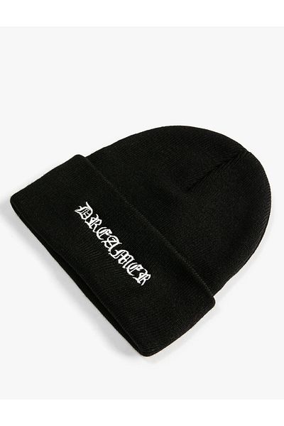 Koton Pletený baret s detailem výšivky