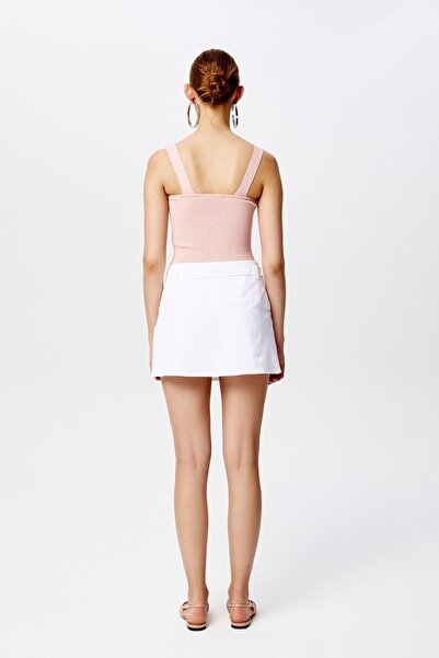 rue Πλεκτό μπάλα με κουμπιά σε πούδρα