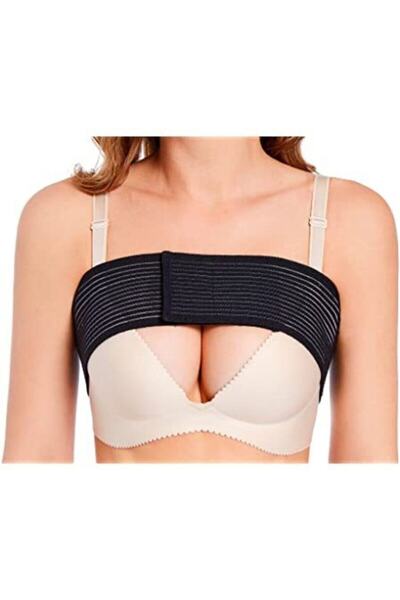 ORTHOSUN فرشاة صدر بعد العملية لشفط الدهون باللون الأسود