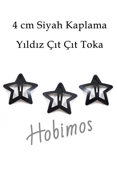 Hobimos 1000 Τεμάχια 4 cm Star Snap Buckle - Εγχώριας Παραγωγής, 1η Κατηγορία Μη Μαύρωση Επικάλυψη