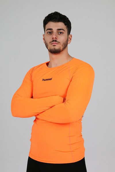 hummel Неоново оранжева тениска