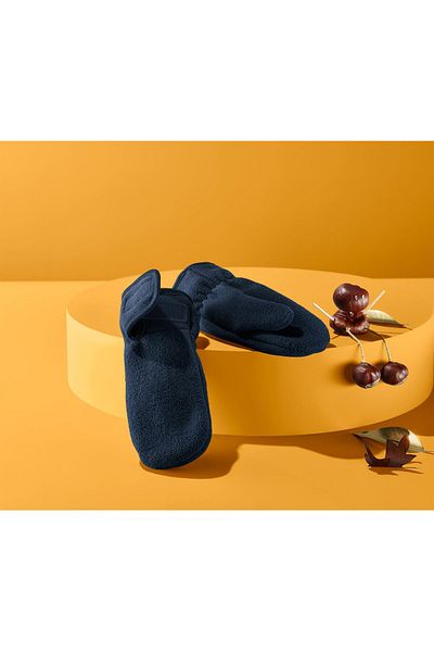 Tchibo Kids Boys Fleece Mittens, Navy