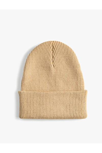 Koton Elastic Knitted Basic Beret