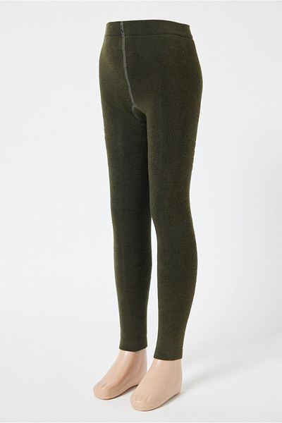 Khaki leggings kids top