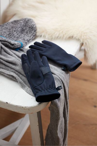 Tchibo Kids Boys Soft,Shell Gloves, Navy