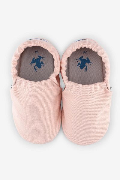 HOPFRÖG Recycled Canvas Hyper Eco Pink Barefoot Booties (ΣΕΤ ΔΩΡΟΥ)