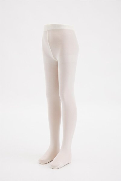 Katia&Bony Girl's Mousse Pantyhose Ecru